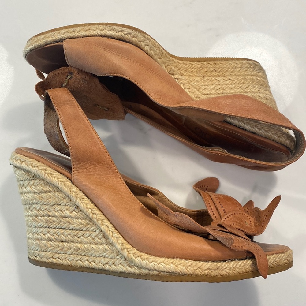 Paruolo leather heels 6.5 wedges